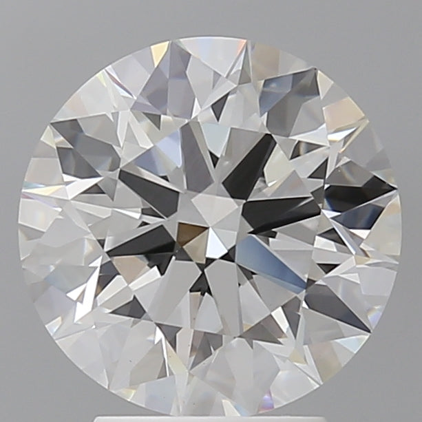3.58 Carat Round Shaped, Ideal Cut, F Color, VVS2 Clarity, IGI Certified Lab Grown Diamond