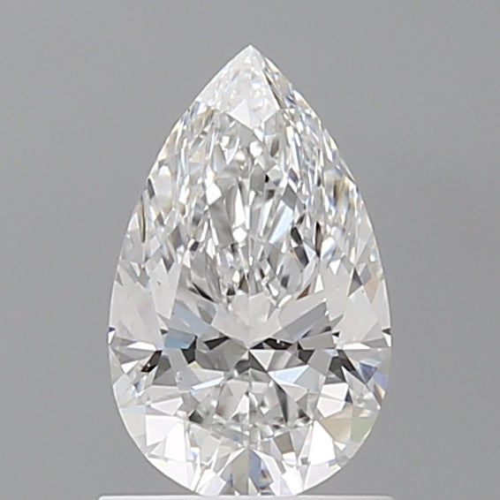 1.08 Carat Pear Shaped, Ideal Cut, D Color, VVS2 Clarity, IGI Certified Lab Grown Diamond