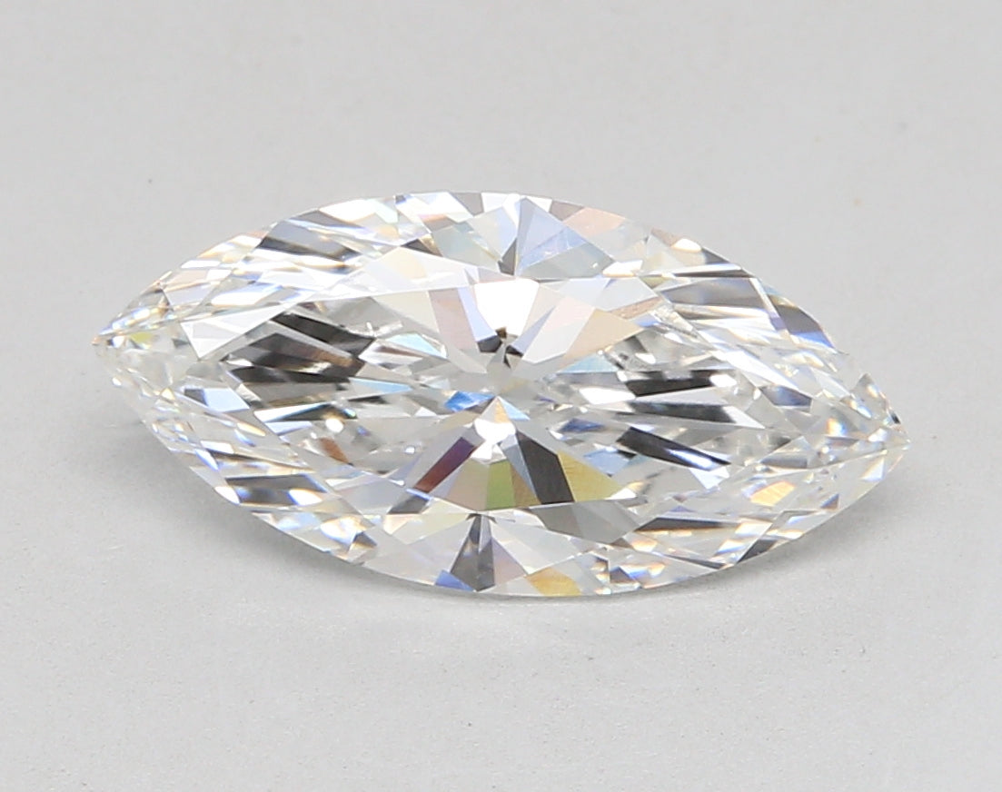 3.04 Carat Marquise Shaped, Ideal Cut, E Color, VVS1 Clarity, IGI Certified Lab Grown Diamond