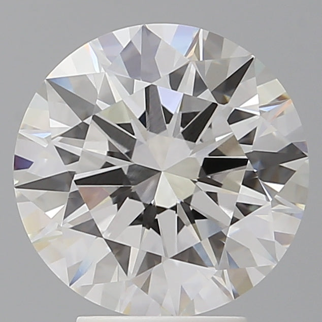 4.02 Carat Round Shaped, Ideal Cut, F Color, VVS2 Clarity, IGI Certified Lab Grown Diamond