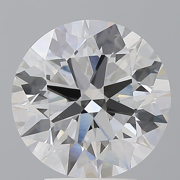 4.09 Carat Round Shaped, Ideal Cut, E Color, VVS2 Clarity, IGI Certified Lab Grown Diamond