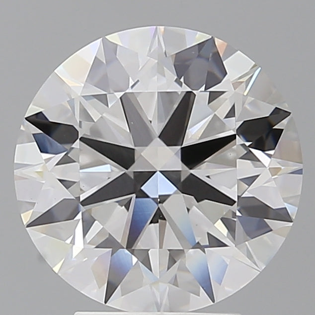 4.05 Carat Round Shaped, Ideal Cut, F Color, VS1 Clarity, IGI Certified Lab Grown Diamond