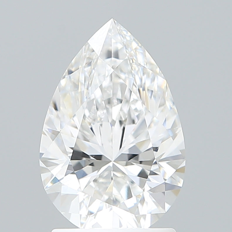 1.84 Carat Pear Shaped, Ideal Cut, D Color, VVS2 Clarity, IGI Certified Lab Grown Diamond