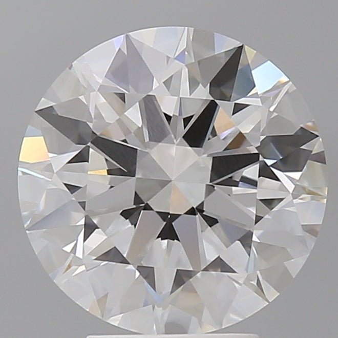 4.59 Carat Round Shaped, Ideal Cut, E Color, VVS2 Clarity, IGI Certified Lab Grown Diamond