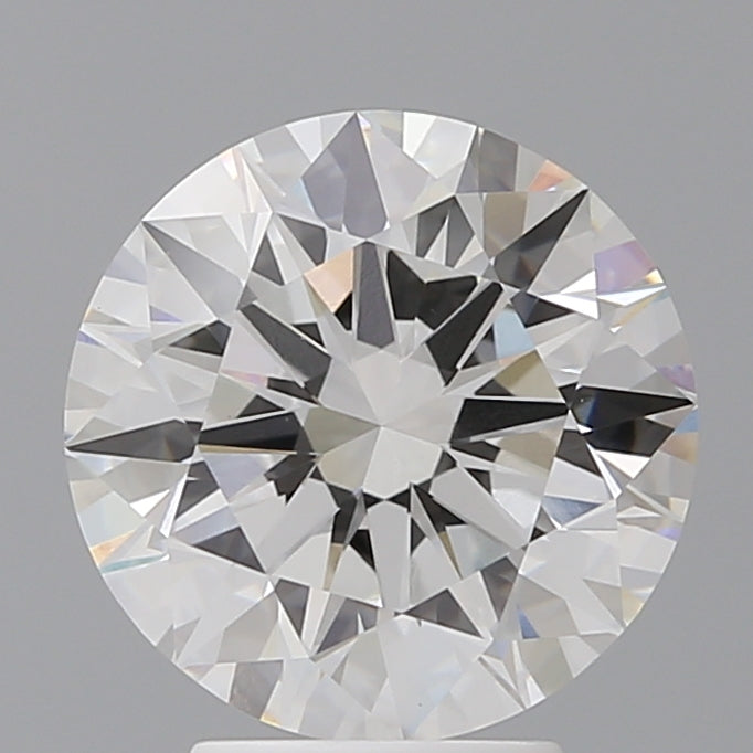 4.03 Carat Round Shaped, Ideal Cut, F Color, VVS2 Clarity, IGI Certified Lab Grown Diamond