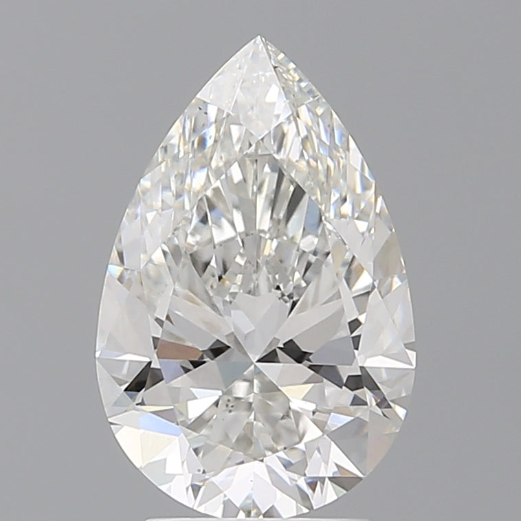 3.08 Carat Pear Shaped, Ideal Cut, F Color, VS1 Clarity, IGI Certified Lab Grown Diamond