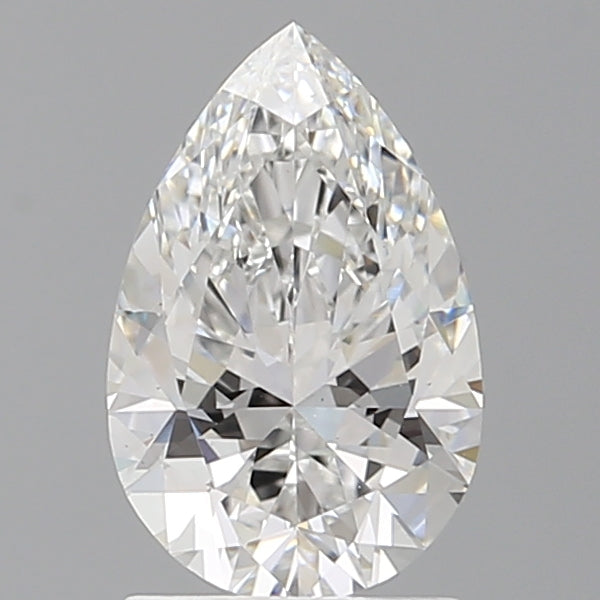 1.60 Carat Pear Shaped, Ideal Cut, E Color, VS1 Clarity, IGI Certified Lab Grown Diamond