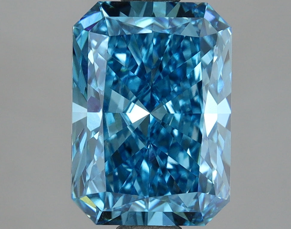 2.59 Carat Radiant Shaped, Ideal Cut, VVS2 Clarity, IGI Certified Lab Grown Diamond