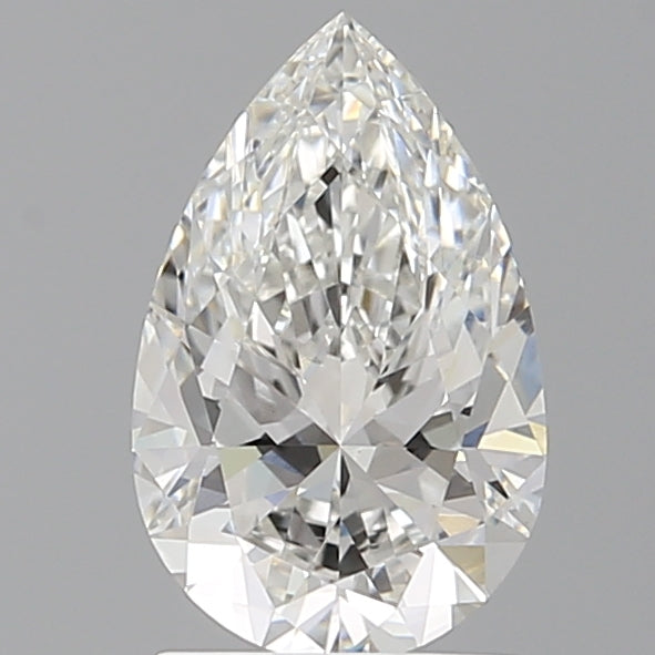 1.59 Carat Pear Shaped, Ideal Cut, F Color, VVS2 Clarity, IGI Certified Lab Grown Diamond