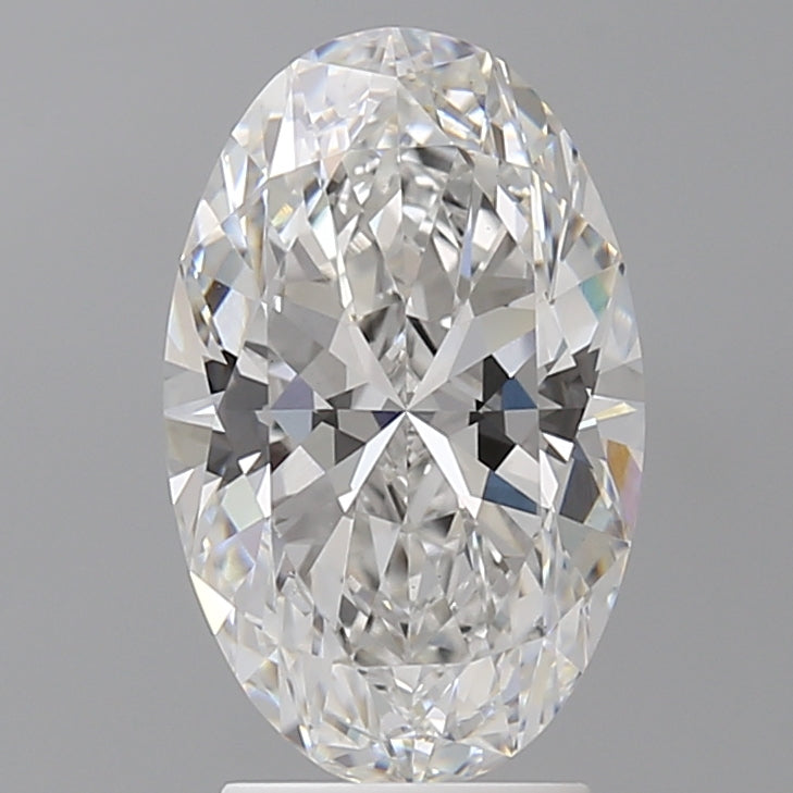 3.01 Carat Oval Shaped, Ideal Cut, E Color, VVS2 Clarity, IGI Certified Lab Grown Diamond