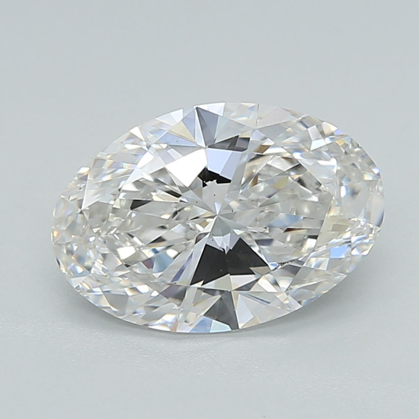 2.00 Carat Oval Shaped, Excellent Cut, F Color, VS1 Clarity, IGI Certified Lab Grown Diamond