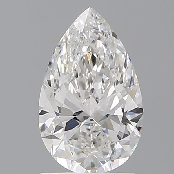 1.55 Carat Pear Shaped, Ideal Cut, E Color, VVS2 Clarity, IGI Certified Lab Grown Diamond