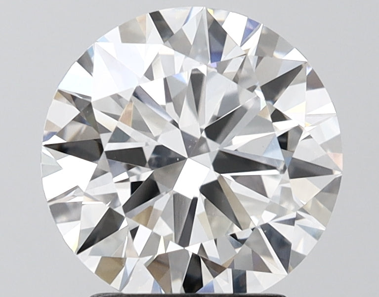 2.57 Carat Round Shaped, Excellent Cut, F Color, VVS2 Clarity, IGI Certified Lab Grown Diamond