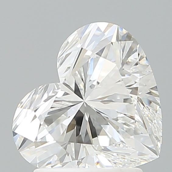 2.10 Carat Heart Shaped, Excellent Cut, E Color, VVS2 Clarity, IGI Certified Lab Grown Diamond