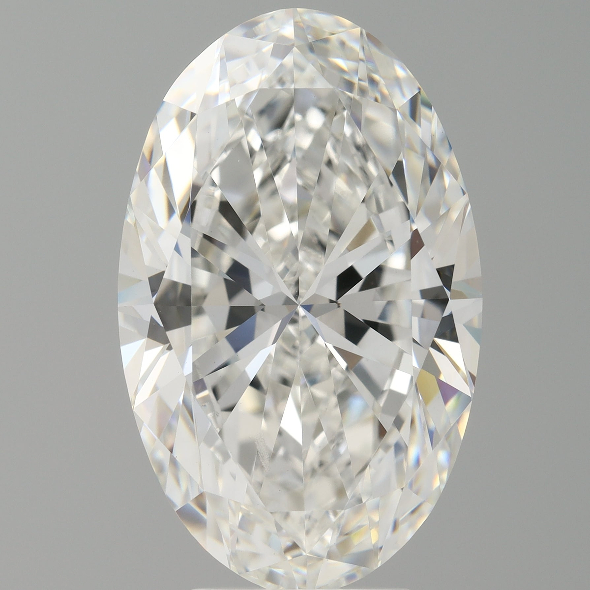 6.10 Carat Oval Shaped, Ideal Cut, E Color, VVS2 Clarity, IGI Certified Lab Grown Diamond