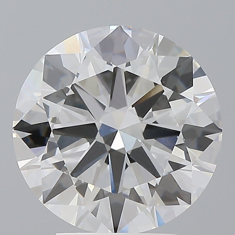 4.01 Carat Round Shaped, Excellent Cut, F Color, VVS2 Clarity, IGI Certified Lab Grown Diamond