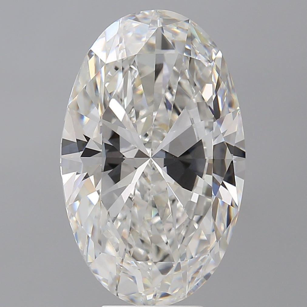 7.60 Carat Oval Shaped, Ideal Cut, F Color, VVS2 Clarity, IGI Certified Lab Grown Diamond
