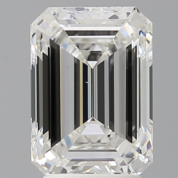 3.01 Carat Emerald Shaped, Ideal Cut, F Color, VS1 Clarity, IGI Certified Lab Grown Diamond