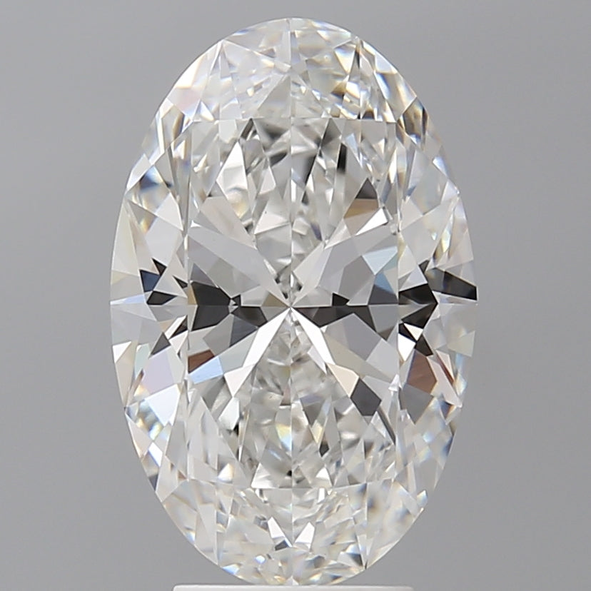 4.53 Carat Oval Shaped, Ideal Cut, F Color, VVS2 Clarity, IGI Certified Lab Grown Diamond