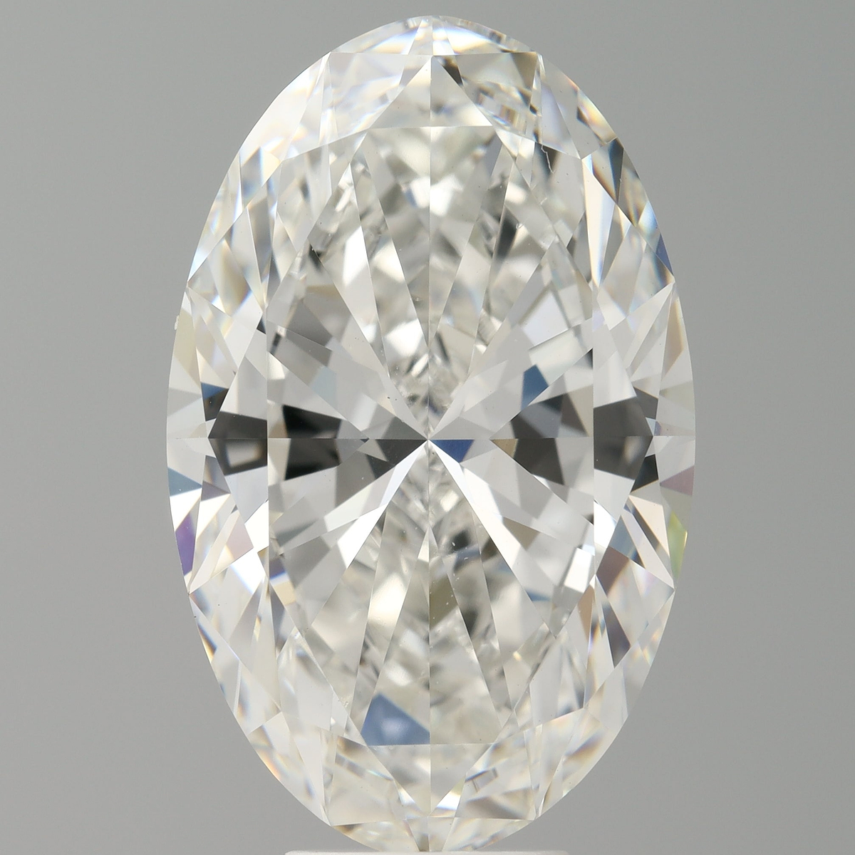 8.04 Carat Oval Shaped, Ideal Cut, F Color, VVS2 Clarity, IGI Certified Lab Grown Diamond