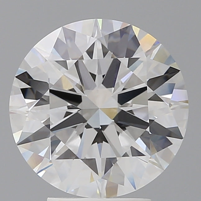 4.04 Carat Round Shaped, Ideal Cut, E Color, VVS2 Clarity, IGI Certified Lab Grown Diamond
