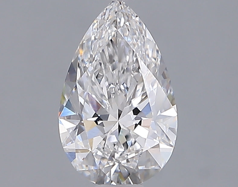 1.06 Carat Pear Shaped, Ideal Cut, D Color, VVS1 Clarity, IGI Certified Lab Grown Diamond