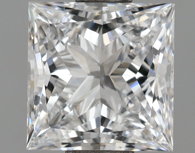 1.00 Carat Princess Shaped, Excellent Cut, D Color, VS1 Clarity, IGI Certified Lab Grown Diamond