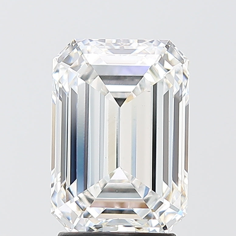 3.10 Carat Emerald Shaped, Ideal Cut, E Color, VS1 Clarity, IGI Certified Lab Grown Diamond