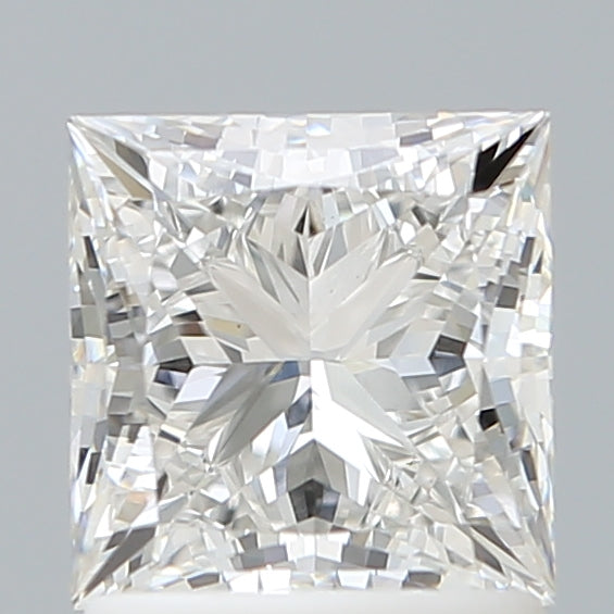 1.55 Carat Princess Shaped, Ideal Cut, E Color, VVS2 Clarity, IGI Certified Lab Grown Diamond