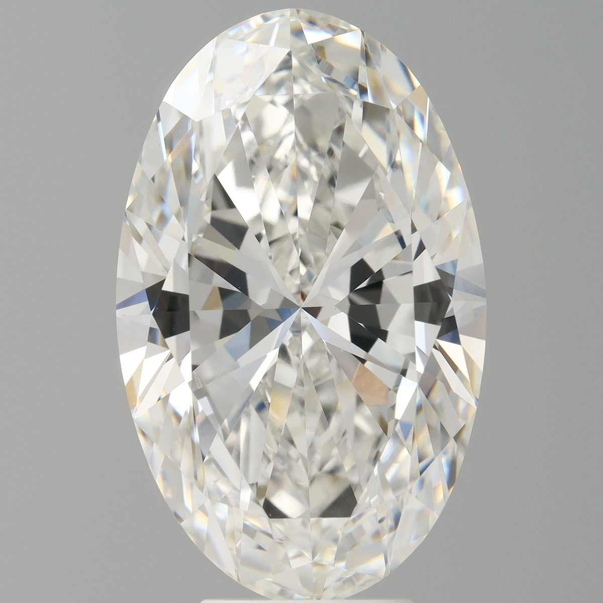 7.08 Carat Oval Shaped, Ideal Cut, E Color, VVS2 Clarity, IGI Certified Lab Grown Diamond