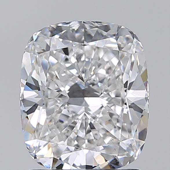 1.54 Carat Elongated Cushion Shaped, Ideal Cut, E Color, VS2 Clarity, GIA Certified Lab Grown Diamond