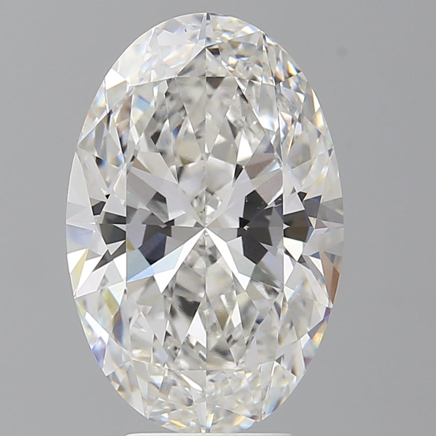 5.56 Carat Oval Shaped, Ideal Cut, E Color, VS1 Clarity, IGI Certified Lab Grown Diamond