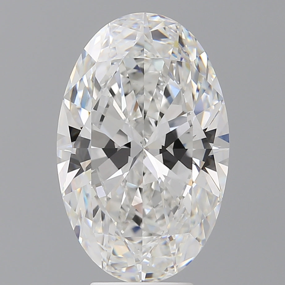6.06 Carat Oval Shaped, Ideal Cut, E Color, VVS2 Clarity, IGI Certified Lab Grown Diamond