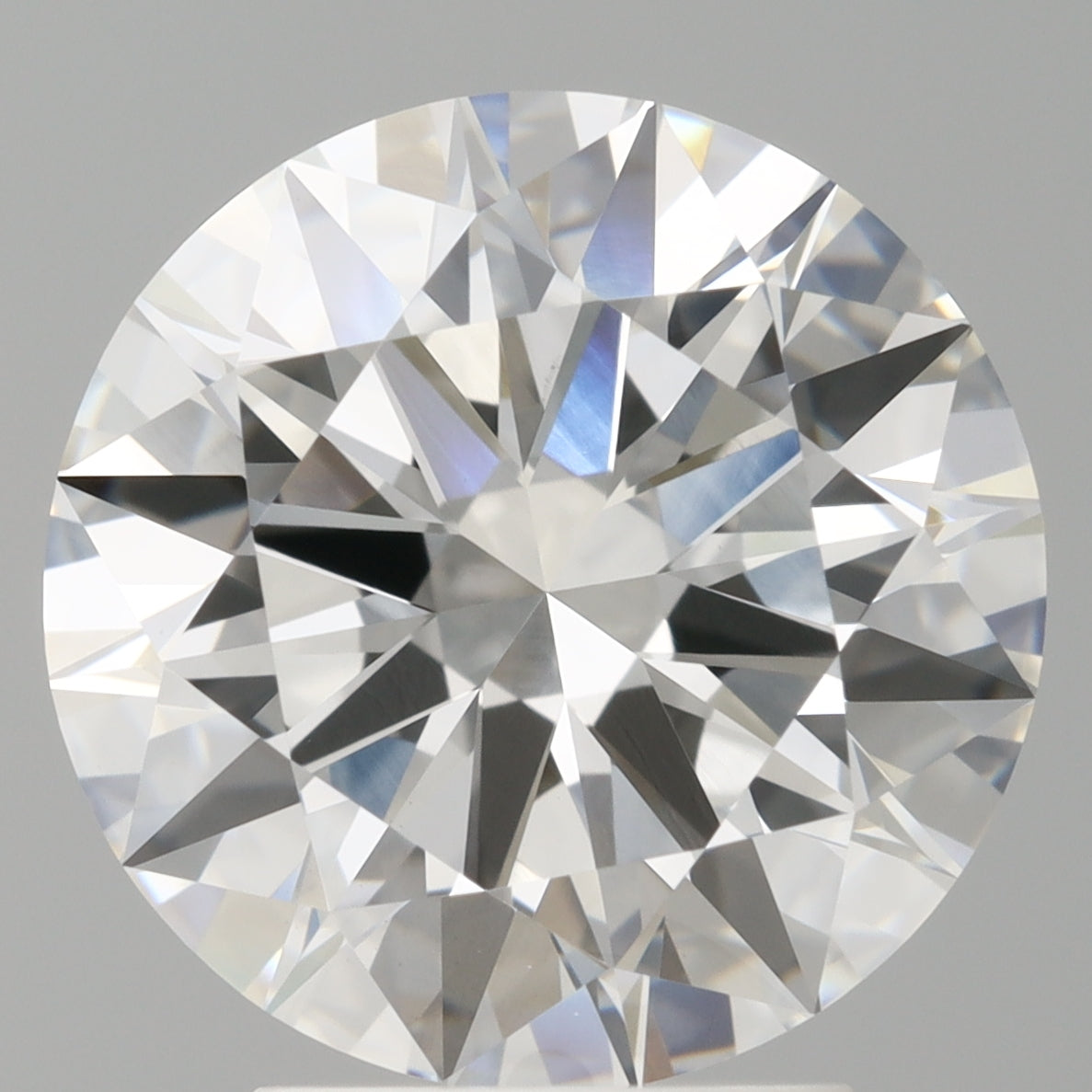 3.57 Carat Round Shaped, Ideal Cut, F Color, VVS2 Clarity, IGI Certified Lab Grown Diamond