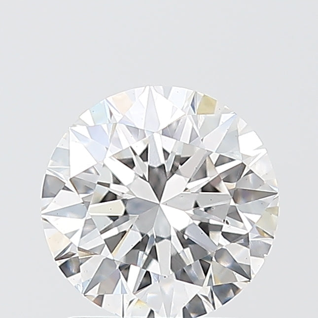 1.53 Carat Round Shaped, Excellent Cut, E Color, VS2 Clarity, IGI Certified Lab Grown Diamond