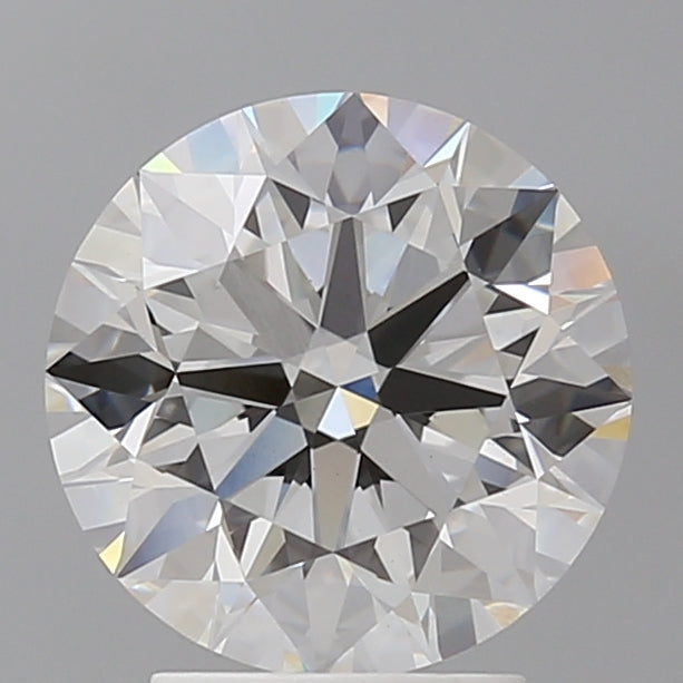 3.08 Carat Round Shaped, Excellent Cut, F Color, VVS2 Clarity, IGI Certified Lab Grown Diamond