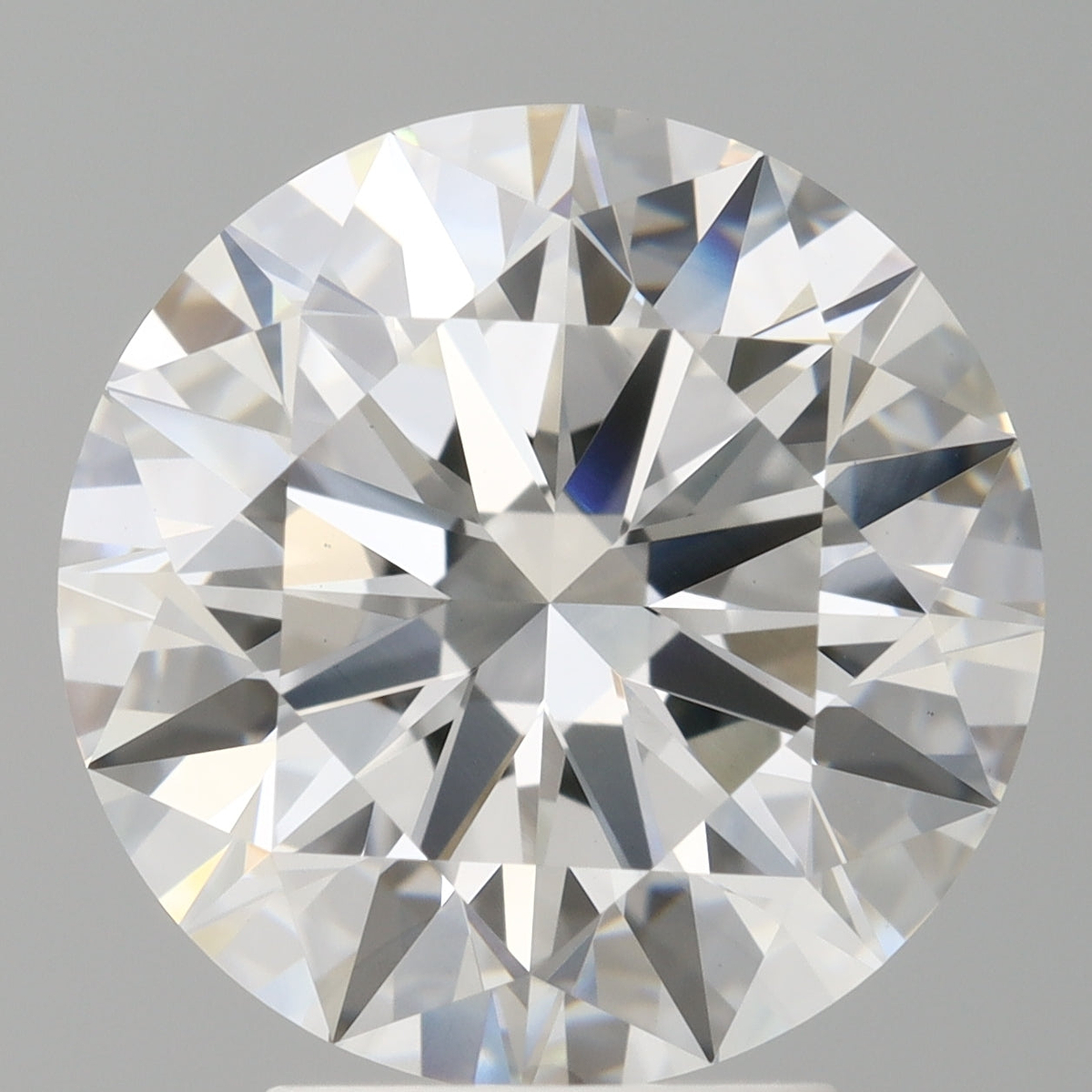 4.10 Carat Round Shaped, Ideal Cut, F Color, VVS2 Clarity, IGI Certified Lab Grown Diamond