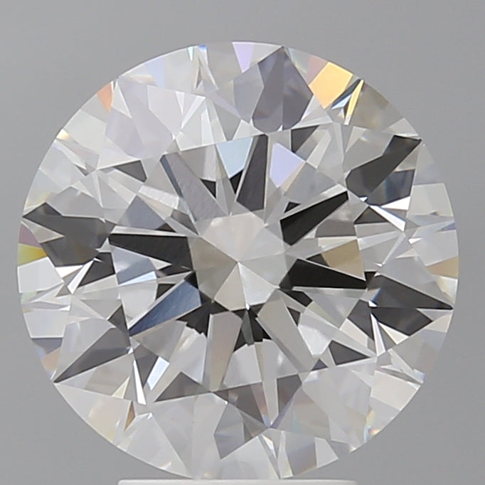 5.01 Carat Round Shaped, Excellent Cut, F Color, VVS2 Clarity, IGI Certified Lab Grown Diamond