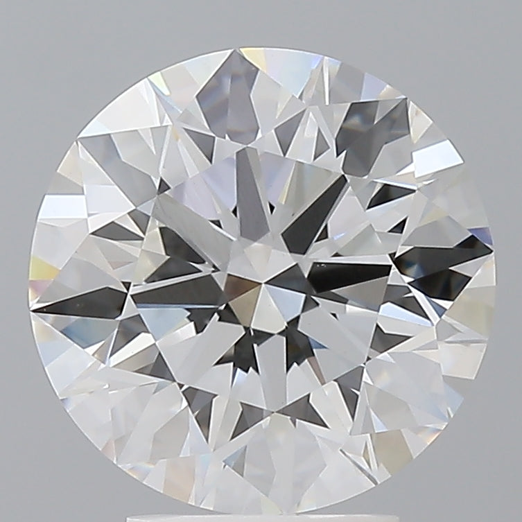 4.10 Carat Round Shaped, Ideal Cut, E Color, VVS2 Clarity, IGI Certified Lab Grown Diamond
