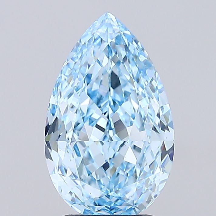3.14 Carat Pear Shaped, Ideal Cut, VS1 Clarity, IGI Certified Lab Grown Diamond