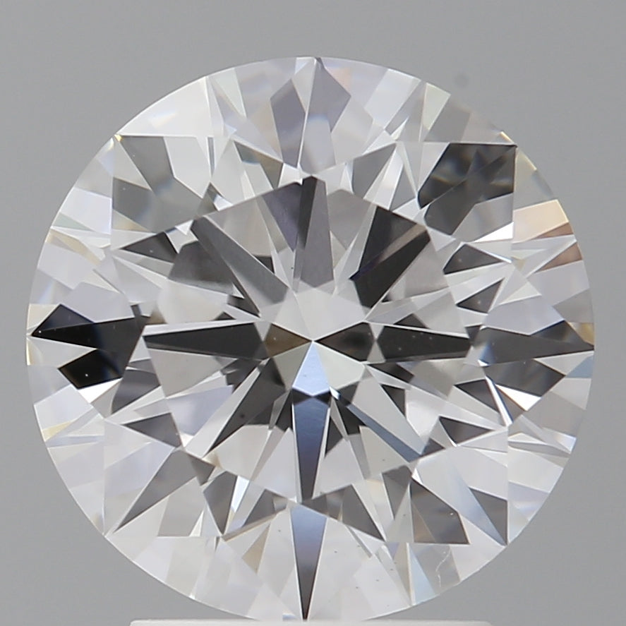 3.04 Carat Round Shaped, Ideal Cut, E Color, VS1 Clarity, IGI Certified Lab Grown Diamond