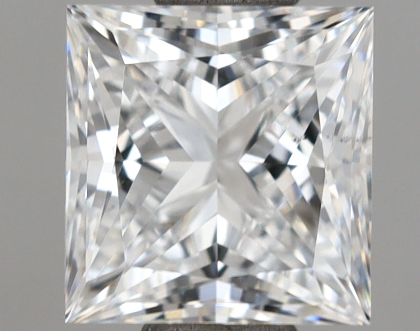 1.09 Carat Princess Shaped, Ideal Cut, D Color, VS1 Clarity, IGI Certified Lab Grown Diamond