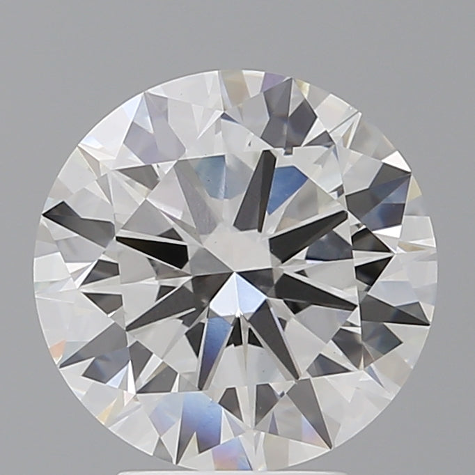4.07 Carat Round Shaped, Excellent Cut, F Color, VVS2 Clarity, IGI Certified Lab Grown Diamond