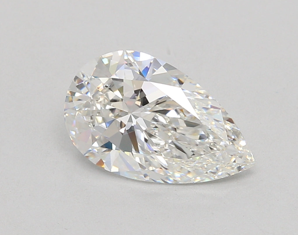 2.05 Carat Pear Shaped, Ideal Cut, F Color, VVS2 Clarity, IGI Certified Lab Grown Diamond