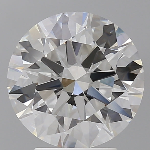 3.55 Carat Round Shaped, Ideal Cut, F Color, VVS2 Clarity, IGI Certified Lab Grown Diamond