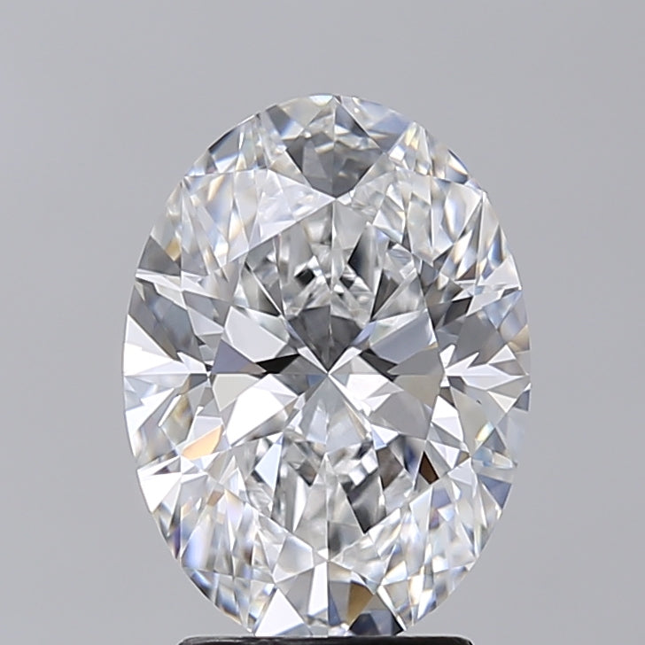 3.00 Carat Oval Shaped, Very Good Cut, D Color, VVS2 Clarity, IGI Certified Lab Grown Diamond