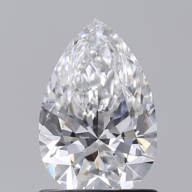 1.02 Carat Pear Shaped, Very Good Cut, D Color, VS1 Clarity, IGI Certified Lab Grown Diamond