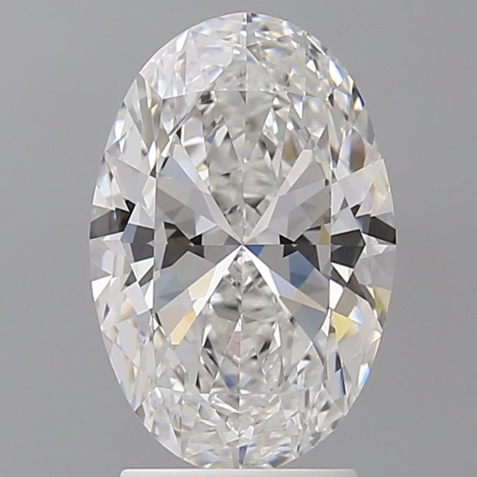 2.60 Carat Oval Shaped, Ideal Cut, E Color, VVS2 Clarity, IGI Certified Lab Grown Diamond