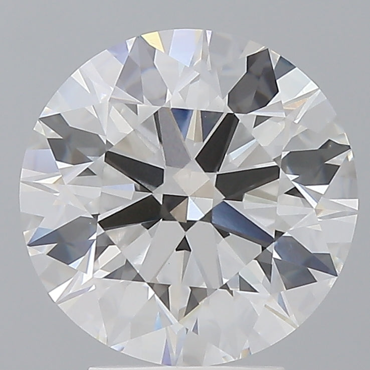 4.05 Carat Round Shaped, Ideal Cut, E Color, VVS2 Clarity, IGI Certified Lab Grown Diamond