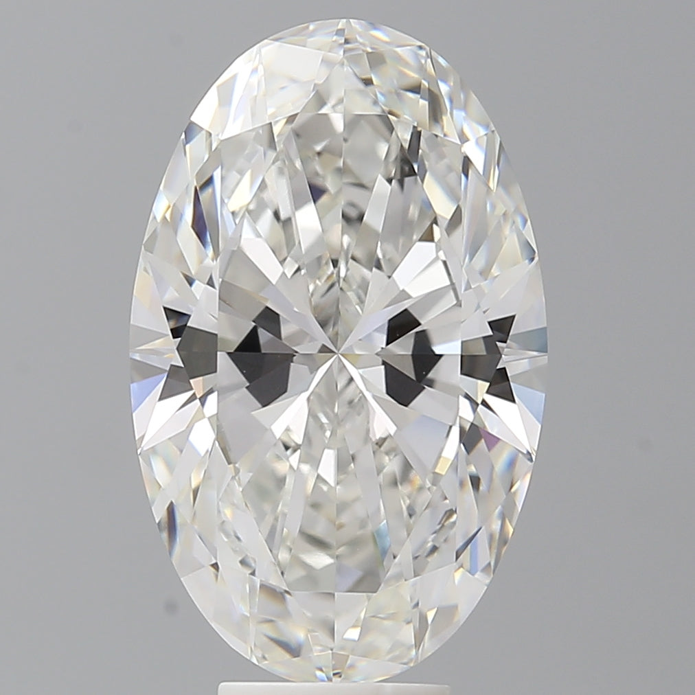7.56 Carat Oval Shaped, Ideal Cut, F Color, VVS2 Clarity, IGI Certified Lab Grown Diamond